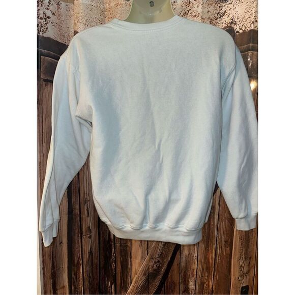 Pink Floyd Men's Embroidered  Long Sleeves Graphic Tee Ivory Size Small - Picture 3 of 4